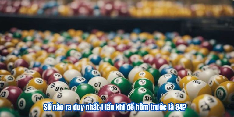 Số nào ra duy nhất 1 lần khi đề hôm trước là 84?